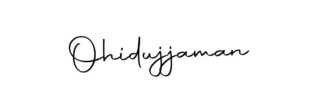 Make a beautiful signature design for name Ohidujjaman. With this signature (Autography-DOLnW) style, you can create a handwritten signature for free. Ohidujjaman signature style 10 images and pictures png