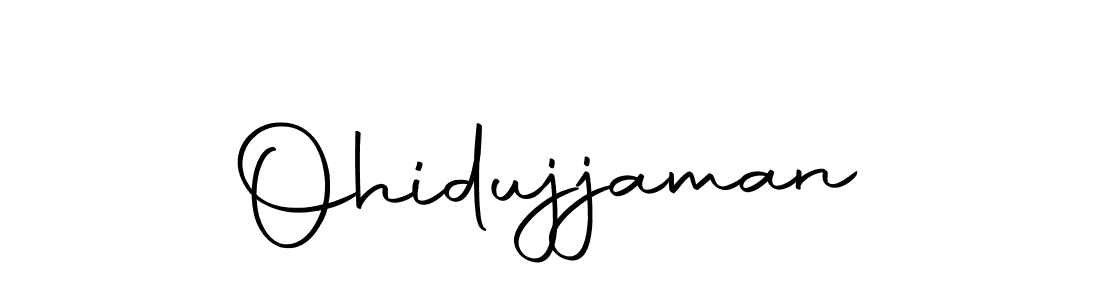 Make a beautiful signature design for name Ohidujjaman. With this signature (Autography-DOLnW) style, you can create a handwritten signature for free. Ohidujjaman signature style 10 images and pictures png