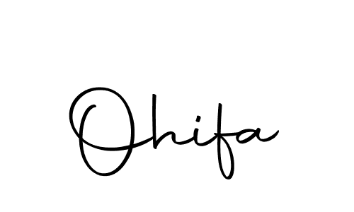 Design your own signature with our free online signature maker. With this signature software, you can create a handwritten (Autography-DOLnW) signature for name Ohifa. Ohifa signature style 10 images and pictures png