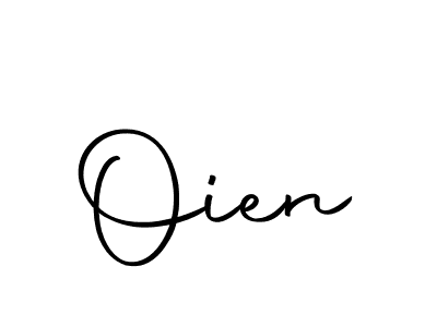 Use a signature maker to create a handwritten signature online. With this signature software, you can design (Autography-DOLnW) your own signature for name Oien. Oien signature style 10 images and pictures png