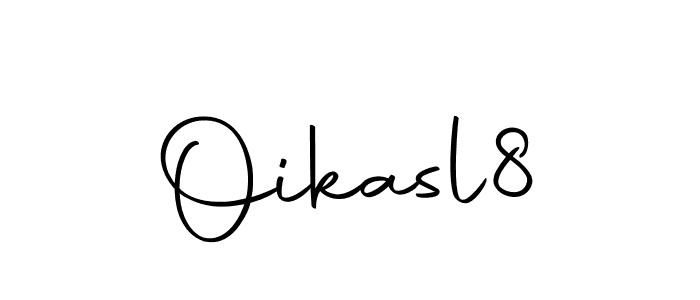 Create a beautiful signature design for name Oikasl8. With this signature (Autography-DOLnW) fonts, you can make a handwritten signature for free. Oikasl8 signature style 10 images and pictures png