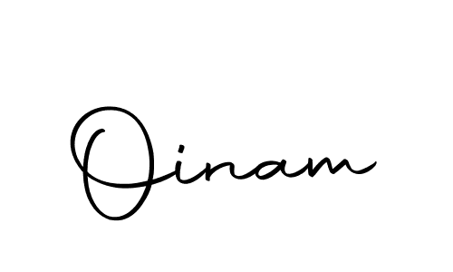 Use a signature maker to create a handwritten signature online. With this signature software, you can design (Autography-DOLnW) your own signature for name Oinam. Oinam signature style 10 images and pictures png