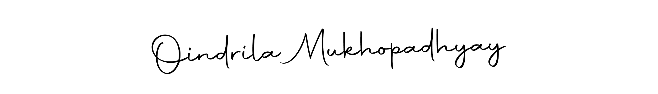 Create a beautiful signature design for name Oindrila Mukhopadhyay. With this signature (Autography-DOLnW) fonts, you can make a handwritten signature for free. Oindrila Mukhopadhyay signature style 10 images and pictures png