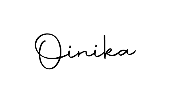 The best way (Autography-DOLnW) to make a short signature is to pick only two or three words in your name. The name Oinika include a total of six letters. For converting this name. Oinika signature style 10 images and pictures png