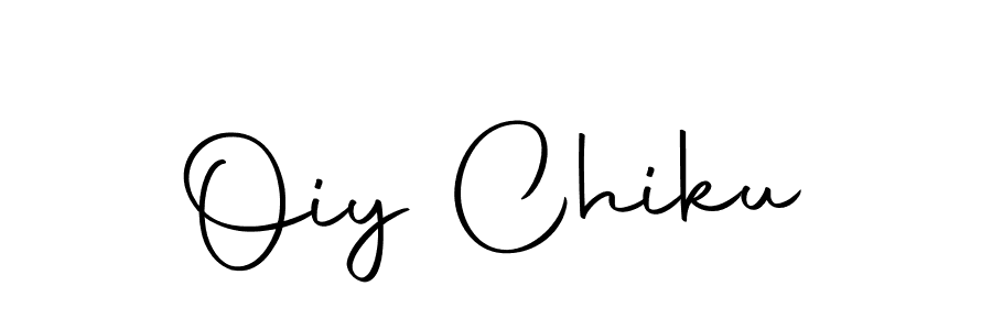 Design your own signature with our free online signature maker. With this signature software, you can create a handwritten (Autography-DOLnW) signature for name Oiy Chiku. Oiy Chiku signature style 10 images and pictures png