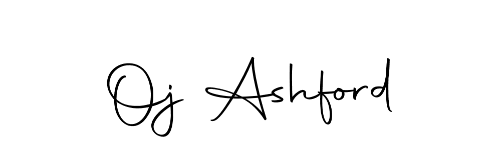 Create a beautiful signature design for name Oj Ashford. With this signature (Autography-DOLnW) fonts, you can make a handwritten signature for free. Oj Ashford signature style 10 images and pictures png