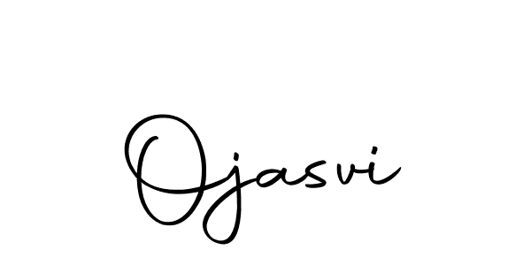 Create a beautiful signature design for name Ojasvi. With this signature (Autography-DOLnW) fonts, you can make a handwritten signature for free. Ojasvi signature style 10 images and pictures png