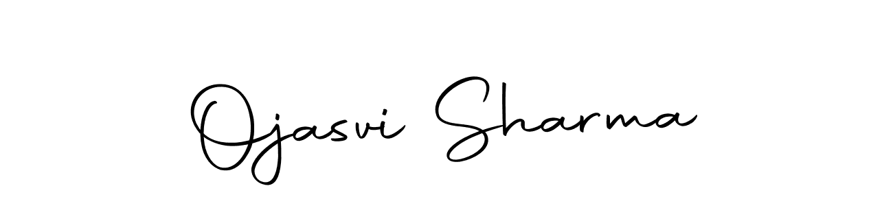 You should practise on your own different ways (Autography-DOLnW) to write your name (Ojasvi Sharma) in signature. don't let someone else do it for you. Ojasvi Sharma signature style 10 images and pictures png