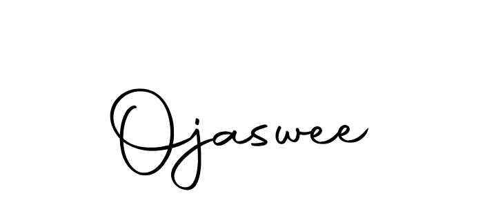Use a signature maker to create a handwritten signature online. With this signature software, you can design (Autography-DOLnW) your own signature for name Ojaswee. Ojaswee signature style 10 images and pictures png