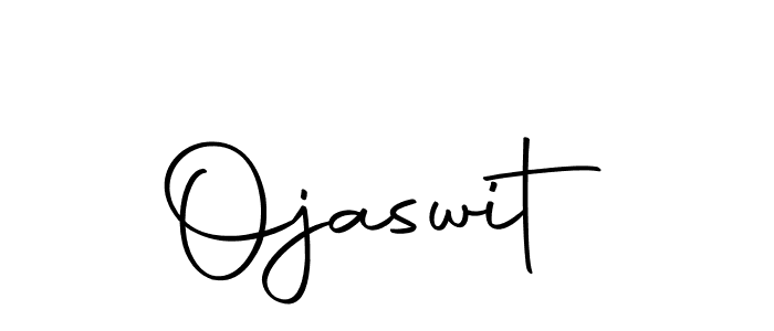 Make a beautiful signature design for name Ojaswit. With this signature (Autography-DOLnW) style, you can create a handwritten signature for free. Ojaswit signature style 10 images and pictures png