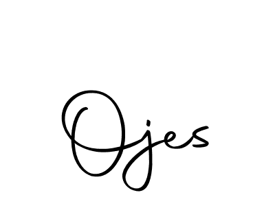 Design your own signature with our free online signature maker. With this signature software, you can create a handwritten (Autography-DOLnW) signature for name Ojes. Ojes signature style 10 images and pictures png