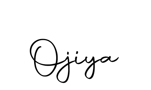 Design your own signature with our free online signature maker. With this signature software, you can create a handwritten (Autography-DOLnW) signature for name Ojiya. Ojiya signature style 10 images and pictures png