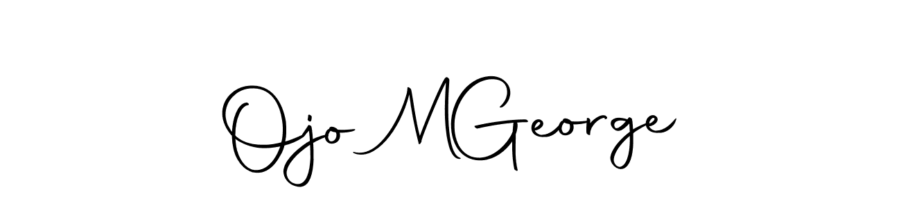 You can use this online signature creator to create a handwritten signature for the name Ojo M  George. This is the best online autograph maker. Ojo M  George signature style 10 images and pictures png