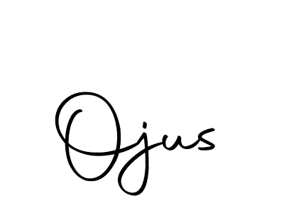 Design your own signature with our free online signature maker. With this signature software, you can create a handwritten (Autography-DOLnW) signature for name Ojus. Ojus signature style 10 images and pictures png