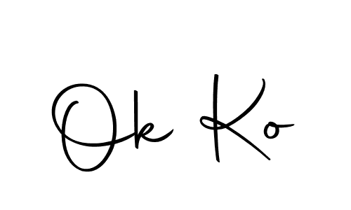 You can use this online signature creator to create a handwritten signature for the name Ok Ko. This is the best online autograph maker. Ok Ko signature style 10 images and pictures png