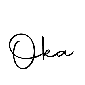 Similarly Autography-DOLnW is the best handwritten signature design. Signature creator online .You can use it as an online autograph creator for name Oka. Oka signature style 10 images and pictures png