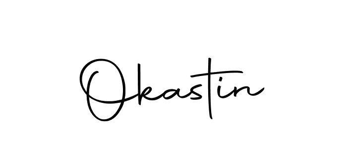 You can use this online signature creator to create a handwritten signature for the name Okastin. This is the best online autograph maker. Okastin signature style 10 images and pictures png