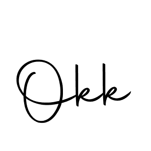 How to make Okk signature? Autography-DOLnW is a professional autograph style. Create handwritten signature for Okk name. Okk signature style 10 images and pictures png