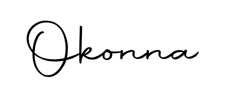 Make a short Okonna signature style. Manage your documents anywhere anytime using Autography-DOLnW. Create and add eSignatures, submit forms, share and send files easily. Okonna signature style 10 images and pictures png