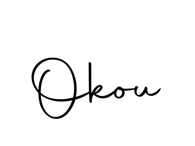 Create a beautiful signature design for name Okou. With this signature (Autography-DOLnW) fonts, you can make a handwritten signature for free. Okou signature style 10 images and pictures png