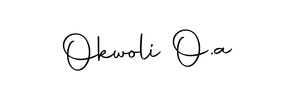 Once you've used our free online signature maker to create your best signature Autography-DOLnW style, it's time to enjoy all of the benefits that Okwoli O.a name signing documents. Okwoli O.a signature style 10 images and pictures png