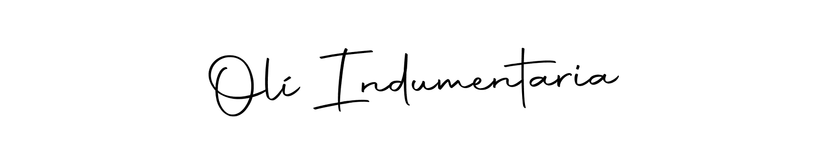 Use a signature maker to create a handwritten signature online. With this signature software, you can design (Autography-DOLnW) your own signature for name Olí Indumentaria. Olí Indumentaria signature style 10 images and pictures png