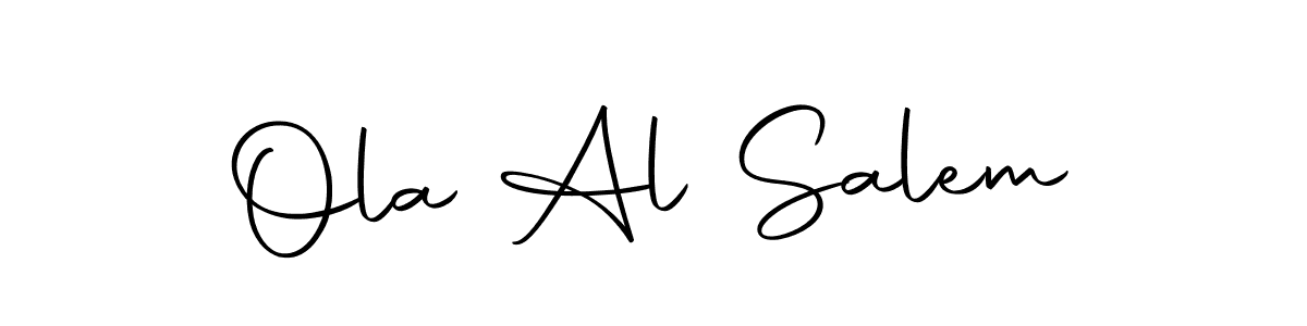 Also You can easily find your signature by using the search form. We will create Ola Al Salem name handwritten signature images for you free of cost using Autography-DOLnW sign style. Ola Al Salem signature style 10 images and pictures png