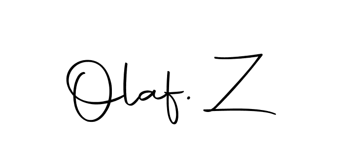 Use a signature maker to create a handwritten signature online. With this signature software, you can design (Autography-DOLnW) your own signature for name Olaf. Z. Olaf. Z signature style 10 images and pictures png