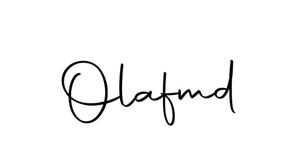 You should practise on your own different ways (Autography-DOLnW) to write your name (Olafmd) in signature. don't let someone else do it for you. Olafmd signature style 10 images and pictures png