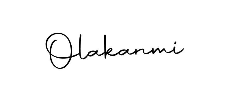 Design your own signature with our free online signature maker. With this signature software, you can create a handwritten (Autography-DOLnW) signature for name Olakanmi. Olakanmi signature style 10 images and pictures png