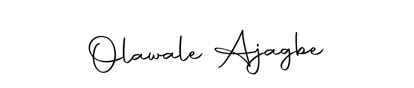 Create a beautiful signature design for name Olawale Ajagbe. With this signature (Autography-DOLnW) fonts, you can make a handwritten signature for free. Olawale Ajagbe signature style 10 images and pictures png