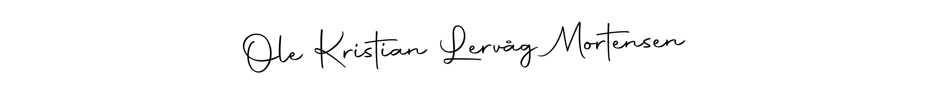 You should practise on your own different ways (Autography-DOLnW) to write your name (Ole Kristian Lervåg Mortensen) in signature. don't let someone else do it for you. Ole Kristian Lervåg Mortensen signature style 10 images and pictures png