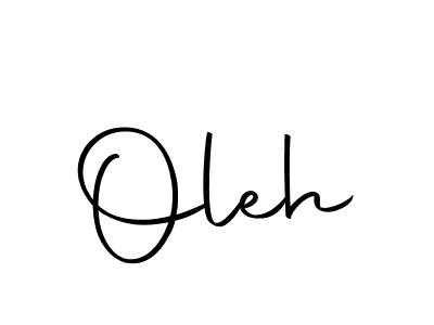 Make a beautiful signature design for name Oleh. With this signature (Autography-DOLnW) style, you can create a handwritten signature for free. Oleh signature style 10 images and pictures png