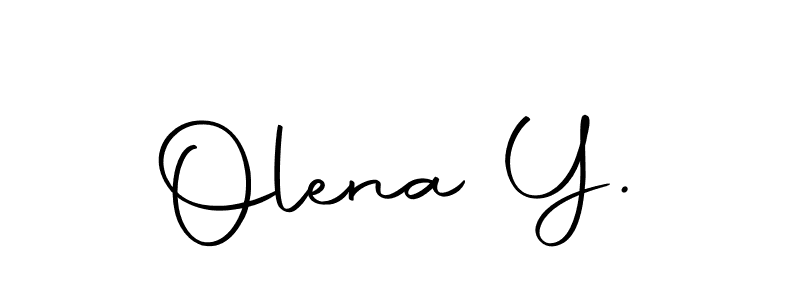 Olena Y. stylish signature style. Best Handwritten Sign (Autography-DOLnW) for my name. Handwritten Signature Collection Ideas for my name Olena Y.. Olena Y. signature style 10 images and pictures png