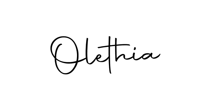 How to make Olethia signature? Autography-DOLnW is a professional autograph style. Create handwritten signature for Olethia name. Olethia signature style 10 images and pictures png