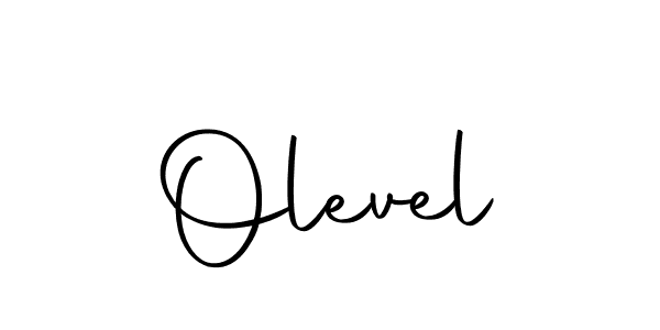 Make a beautiful signature design for name Olevel. With this signature (Autography-DOLnW) style, you can create a handwritten signature for free. Olevel signature style 10 images and pictures png