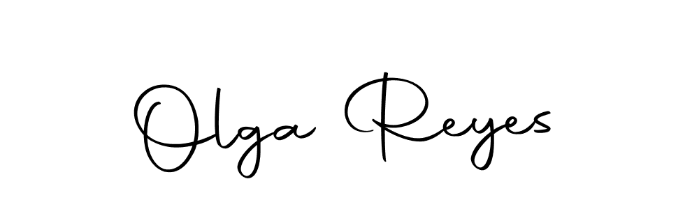 Use a signature maker to create a handwritten signature online. With this signature software, you can design (Autography-DOLnW) your own signature for name Olga Reyes. Olga Reyes signature style 10 images and pictures png