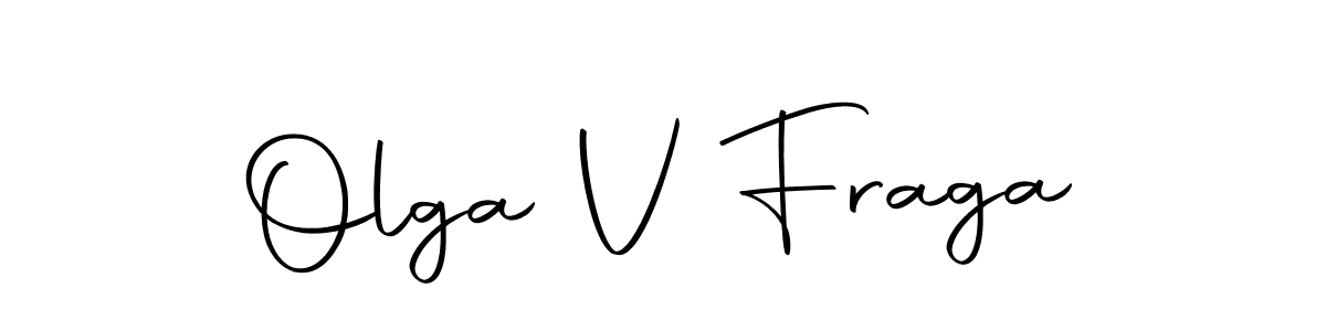 Make a beautiful signature design for name Olga V Fraga. Use this online signature maker to create a handwritten signature for free. Olga V Fraga signature style 10 images and pictures png