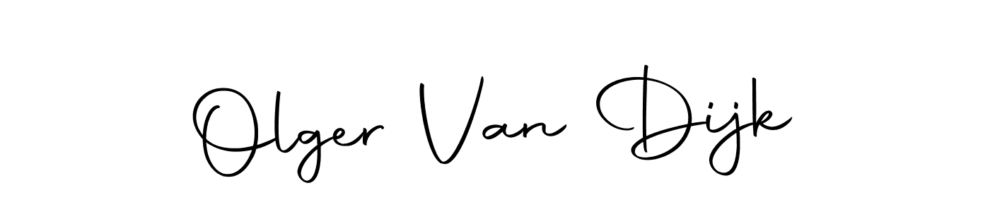 Create a beautiful signature design for name Olger Van Dijk. With this signature (Autography-DOLnW) fonts, you can make a handwritten signature for free. Olger Van Dijk signature style 10 images and pictures png