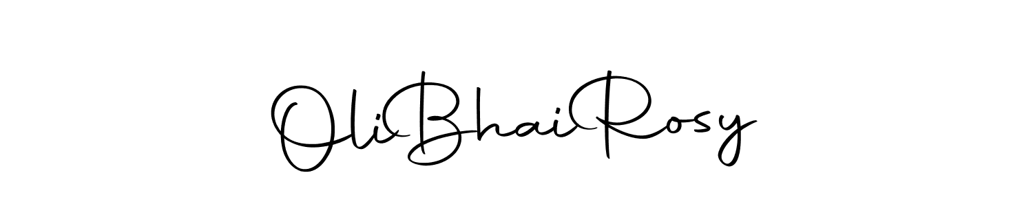 You can use this online signature creator to create a handwritten signature for the name Oli  Bhai  Rosy. This is the best online autograph maker. Oli  Bhai  Rosy signature style 10 images and pictures png