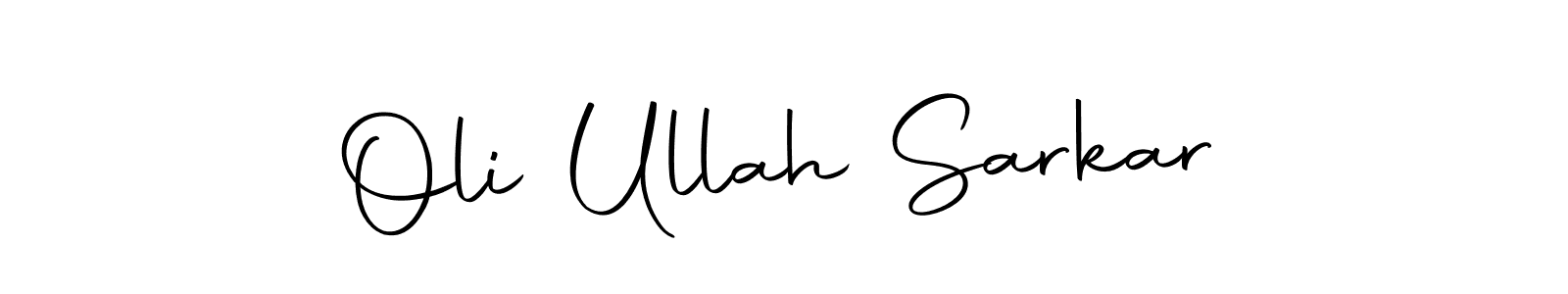This is the best signature style for the Oli Ullah Sarkar name. Also you like these signature font (Autography-DOLnW). Mix name signature. Oli Ullah Sarkar signature style 10 images and pictures png