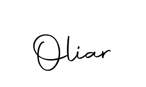 Design your own signature with our free online signature maker. With this signature software, you can create a handwritten (Autography-DOLnW) signature for name Oliar. Oliar signature style 10 images and pictures png