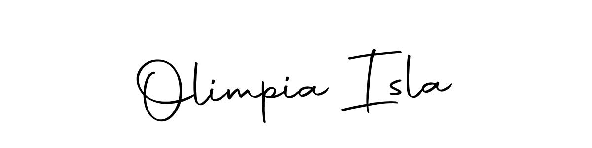 How to make Olimpia Isla signature? Autography-DOLnW is a professional autograph style. Create handwritten signature for Olimpia Isla name. Olimpia Isla signature style 10 images and pictures png