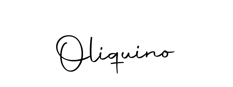 How to make Oliquino name signature. Use Autography-DOLnW style for creating short signs online. This is the latest handwritten sign. Oliquino signature style 10 images and pictures png