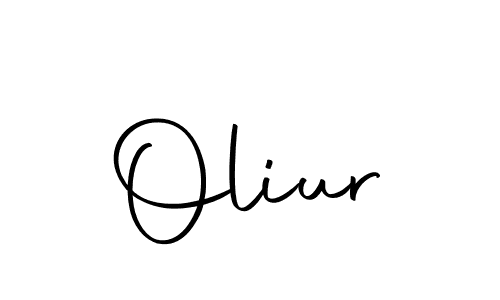 Create a beautiful signature design for name Oliur. With this signature (Autography-DOLnW) fonts, you can make a handwritten signature for free. Oliur signature style 10 images and pictures png