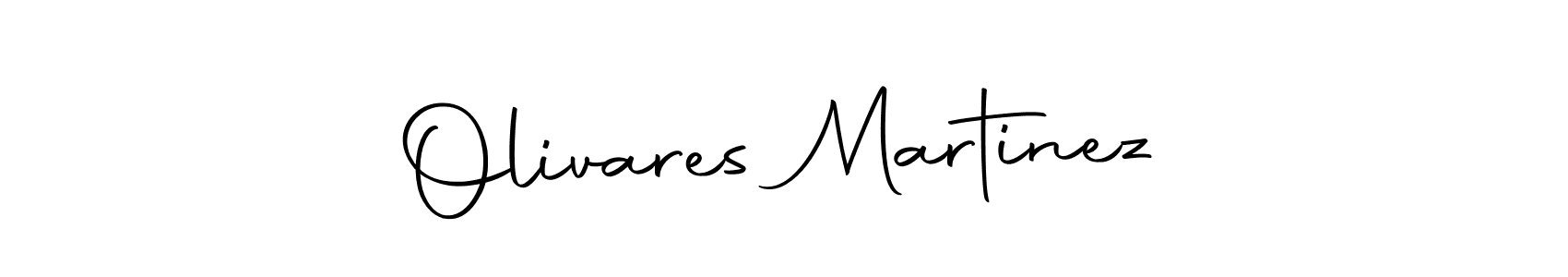 Create a beautiful signature design for name Olivares Martinez. With this signature (Autography-DOLnW) fonts, you can make a handwritten signature for free. Olivares Martinez signature style 10 images and pictures png