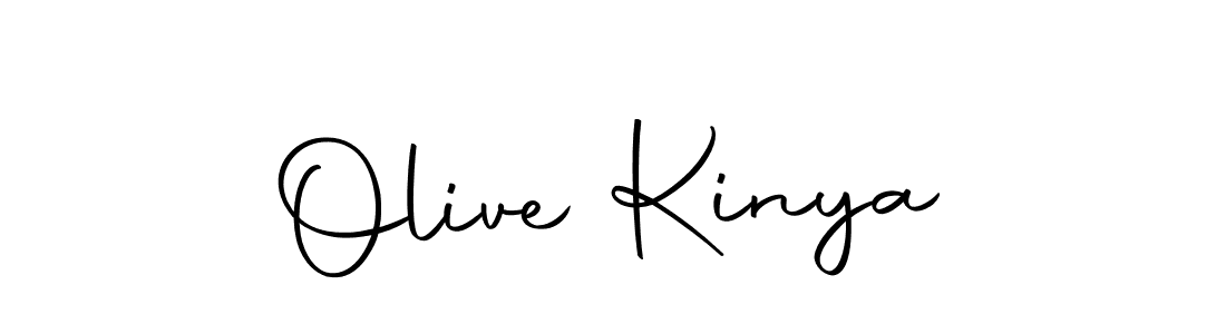 Similarly Autography-DOLnW is the best handwritten signature design. Signature creator online .You can use it as an online autograph creator for name Olive Kinya. Olive Kinya signature style 10 images and pictures png