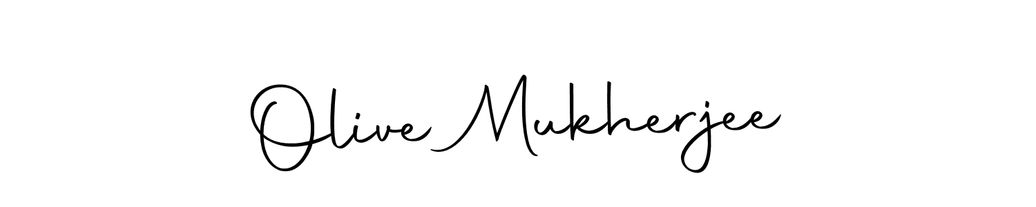 You can use this online signature creator to create a handwritten signature for the name Olive Mukherjee. This is the best online autograph maker. Olive Mukherjee signature style 10 images and pictures png