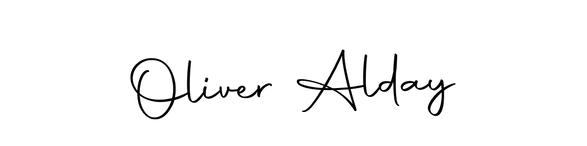 This is the best signature style for the Oliver Alday name. Also you like these signature font (Autography-DOLnW). Mix name signature. Oliver Alday signature style 10 images and pictures png