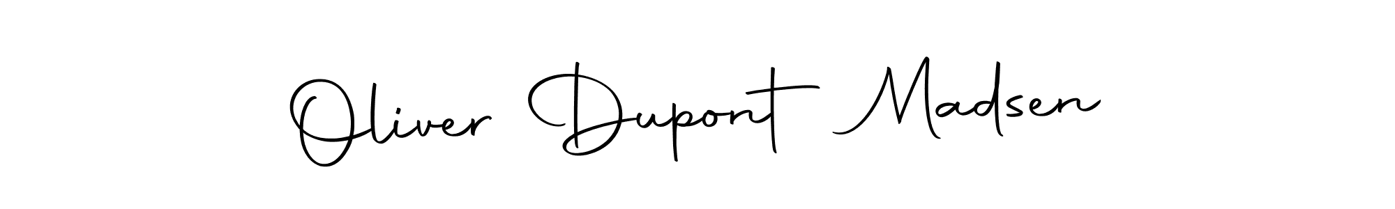 How to make Oliver Dupont Madsen signature? Autography-DOLnW is a professional autograph style. Create handwritten signature for Oliver Dupont Madsen name. Oliver Dupont Madsen signature style 10 images and pictures png